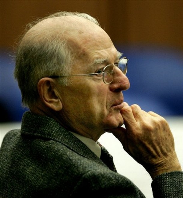 This Jan. 31, 2005 file photograph shows defrocked priest Paul Shanley as he listens during testimony during his trial at Middlesex Superior Court in Cambridge, Mass. , Jan. 31, 2005. Shanley is challenging the repressed memories of his victim in a bid for a new trial. In a motion for a new trial, Shanley claims his former lawyer did not properly challenge the repressed memory evidence that helped convict him.